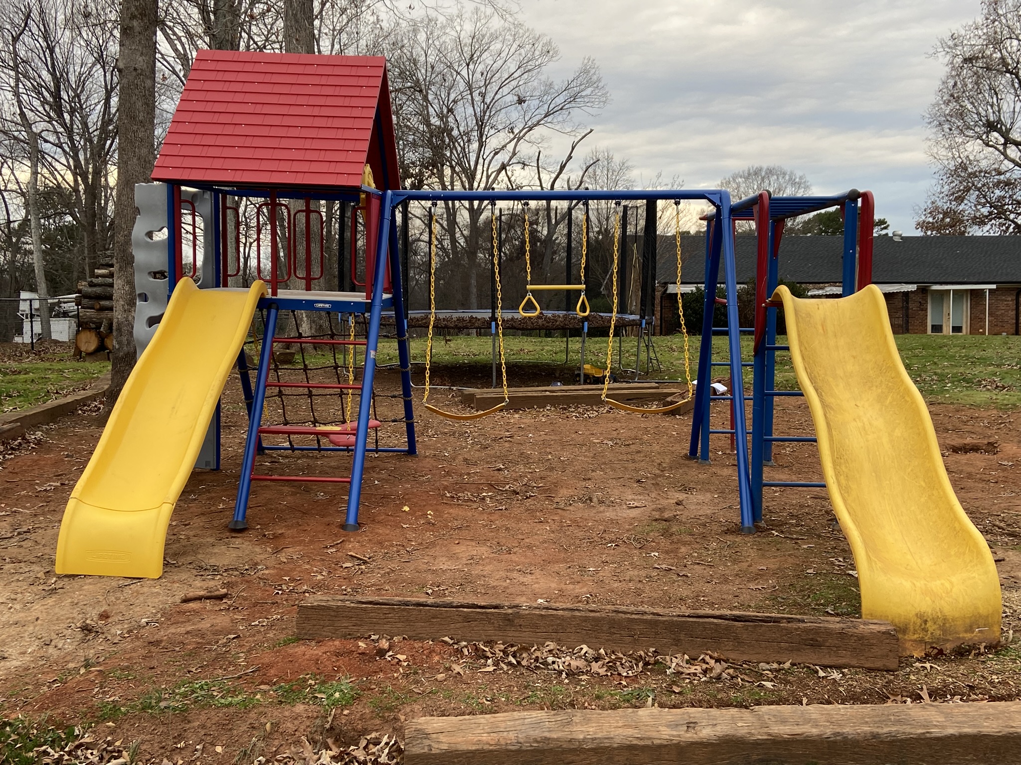 Full size swing sets